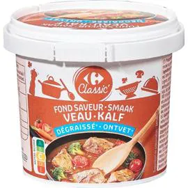 CARREFOUR CLASSIC' Fond de veau dégraissé 100g