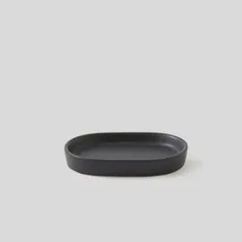 MONOPRIX Maison Porte Savon En Céramique - Noir Mat l'unité