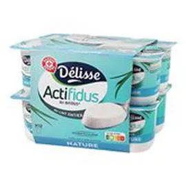 MARQUE REPÈRE, DÉLISSE Actifidus Delisse Nature 12x125g