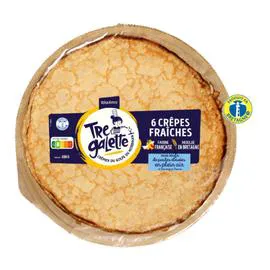 TRE GALETTE Crêpes fraîches sucrées 300g