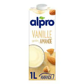 ALPRO Boisson végétale lait d'amande vanille 1l