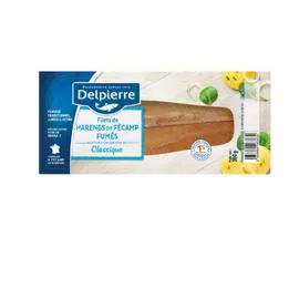 DELPIERRE Filet de harengs fumé au bois de hêtre 200g