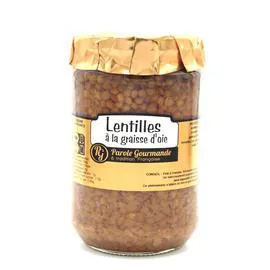 PAROLE GOURMANDE Lentilles à la graisse d'oie 420g