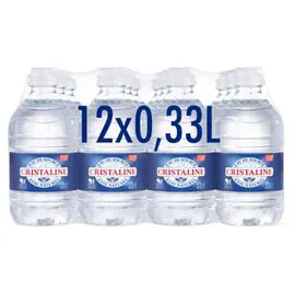 CRISTALINE Eau de source 12x33cl