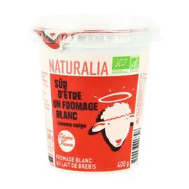 NATURALIA Fromage blanc au lait de brebis Bio 400g