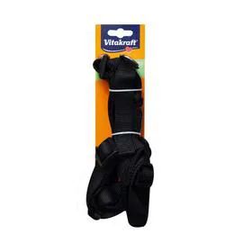 VITAKRAFT Harnais Nylon Premium doublé noir M / L 200g