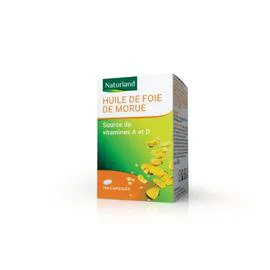NATURLAND Complément alimentaire huile de foie de morue x100