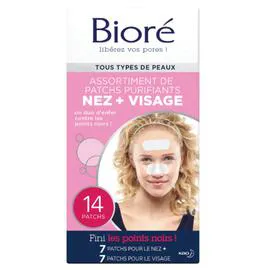 BIORÉ Patchs assortiment purifiants x14