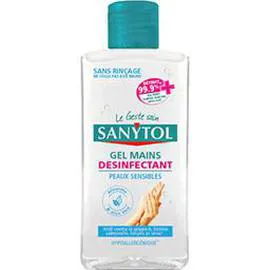 SANYTOL Gel désinfectant mains Peaux sensibles 75ml