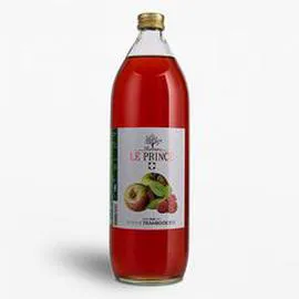 THOMAS LE PRINCE Pur jus de pomme framboise bio bouteille verre 1l