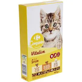 CARREFOUR Croquettes pour chat poulet et carottes 400g