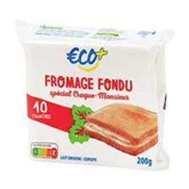 ECO+ Fromage fondu 17% MG - x10 200g