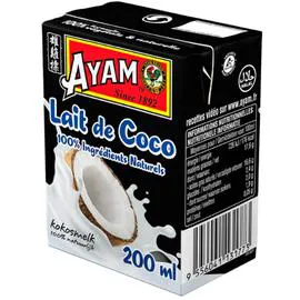 AYAM Lait de coco naturel 200ml