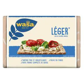 WASA Biscottes seigle fin et délicat 270g