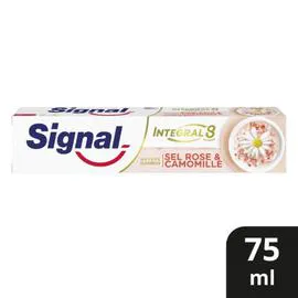 SIGNAL Dentifrice Integral 8 Sel rose & camomille 75ml