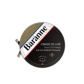 BARANNE Cirage de luxe à la cire d'abeille - Noir 75ml