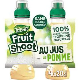 TEISSEIRE Boisson aux fruits Fruit Shoot Au jus de pomme 4x20cl