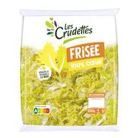 LES CRUDETTES Salade frisée 100% coeurs 200g
