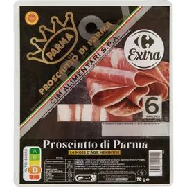 CARREFOUR EXTRA Jambon de Parme AOP 70g