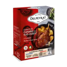 DELPEYRAT Confit de canard du sud ouest 2x275g