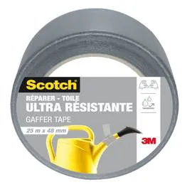 3M, SCOTCH Toile adhésive ultra résistante 25 m x 48 mm l'unité