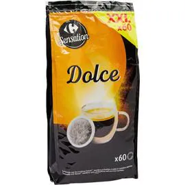 CARREFOUR SENSATION Café dosettes dolce 420g
