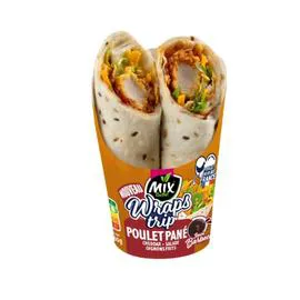 MIX BUFFET Wrap Trip Poulet Pané 180g
