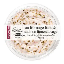 L'ATELIER BLINI Fromage frais saumon 140g
