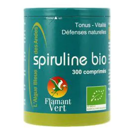 FLAMANT VERT Spiruline Bio 300 comprimés 150g