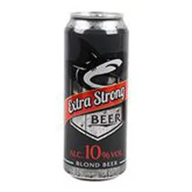EXTRA STRONG Bière blonde Forte Canette - 10%vol 50cl