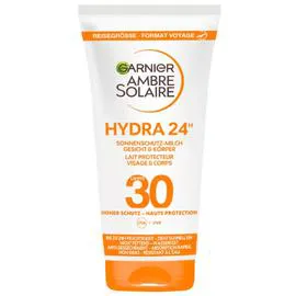 GARNIER, AMBRE SOLAIRE Lait Solaire Protecteur Anti-Dessèchement Spf30 Hydra 24h 50ml