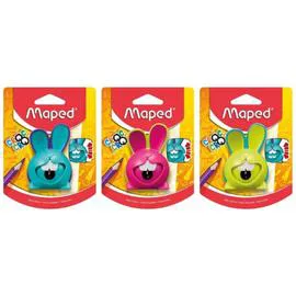 MAPED Taille-crayon Croc Croc Bleu - avec réserve - 1T l'unité