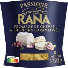 RANA Pâtes fraîches Ravioli Fromage de chèvre & Oignons de Tropea caramélisés 250g