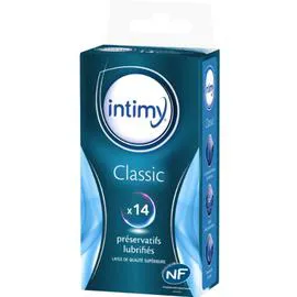 INTIMY CARE Préservatifs lubrifiés x14