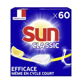 SUN Tablette Lave-Vaisselle Citron Classic x60