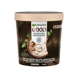 GARNIER Coloration Capillaire Permanente 4.0 Châtain Cacao Good 216g