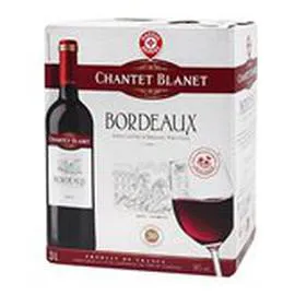 MARQUE REPÈRE, CHANTET BLANET AOC Bordeaux vin rouge 3l