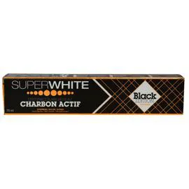 SUPERWHITE Dentifrice Blancheur au Charbon actif 75ml