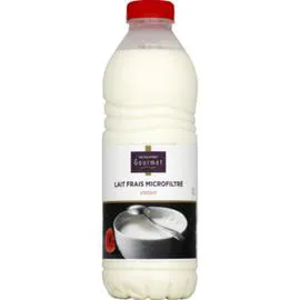 MONOPRIX GOURMET Lait frais et entier, microfiltré 1l