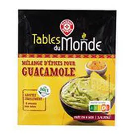 MARQUE REPÈRE, TABLES DU MONDE Assaisonnement pour Guacamole 20g