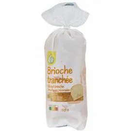 AUCHAN, POUCE Brioche tranchée 500g