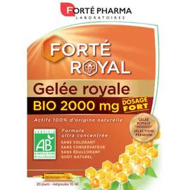 FORTÉ PHARMA Complément alimentaire gelée royale Bio 20x10ml