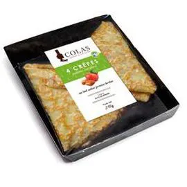 CRÊPERIE COLAS Crêpes pomme caramel 4x62g