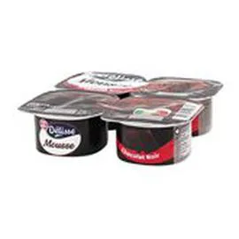 MARQUE REPÈRE, DÉLISSE Mousse Chocolat noir 4x60g