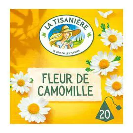 LA TISANIÈRE Infusion fleur de camomille 20x1,88g