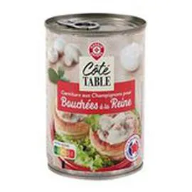 MARQUE REPÈRE, CÔTÉ TABLE Garnit bouchée reine Coté Table 400g