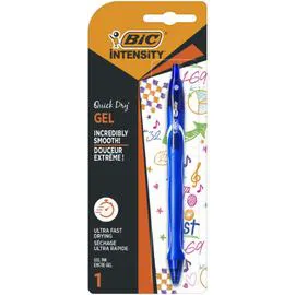 BIC Stylo Gel-ocity Quick Dry - pointe moyenne - bleu l'unité