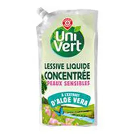 MARQUE REPÈRE, UNI VERT Lessive eco-recharge Aloe x30 lavages 1,05l