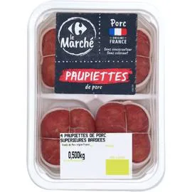 CARREFOUR LE MARCHÉ Paupiettes de porc 4x125g