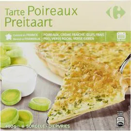 CARREFOUR Tarte aux poireaux 400g